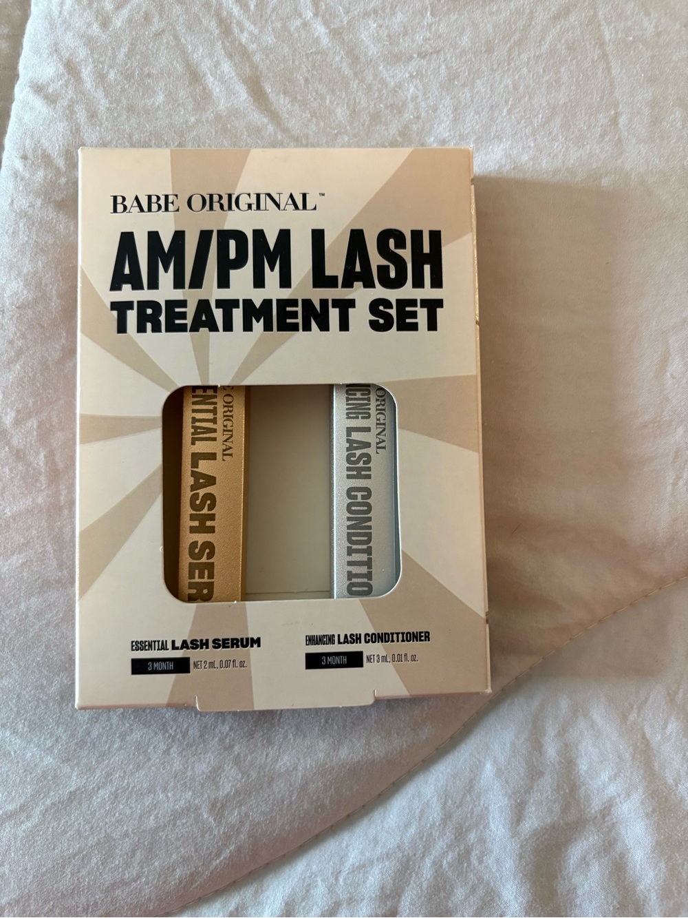 Babe Original Lash Treatment Duo — Beige & Gold Accents